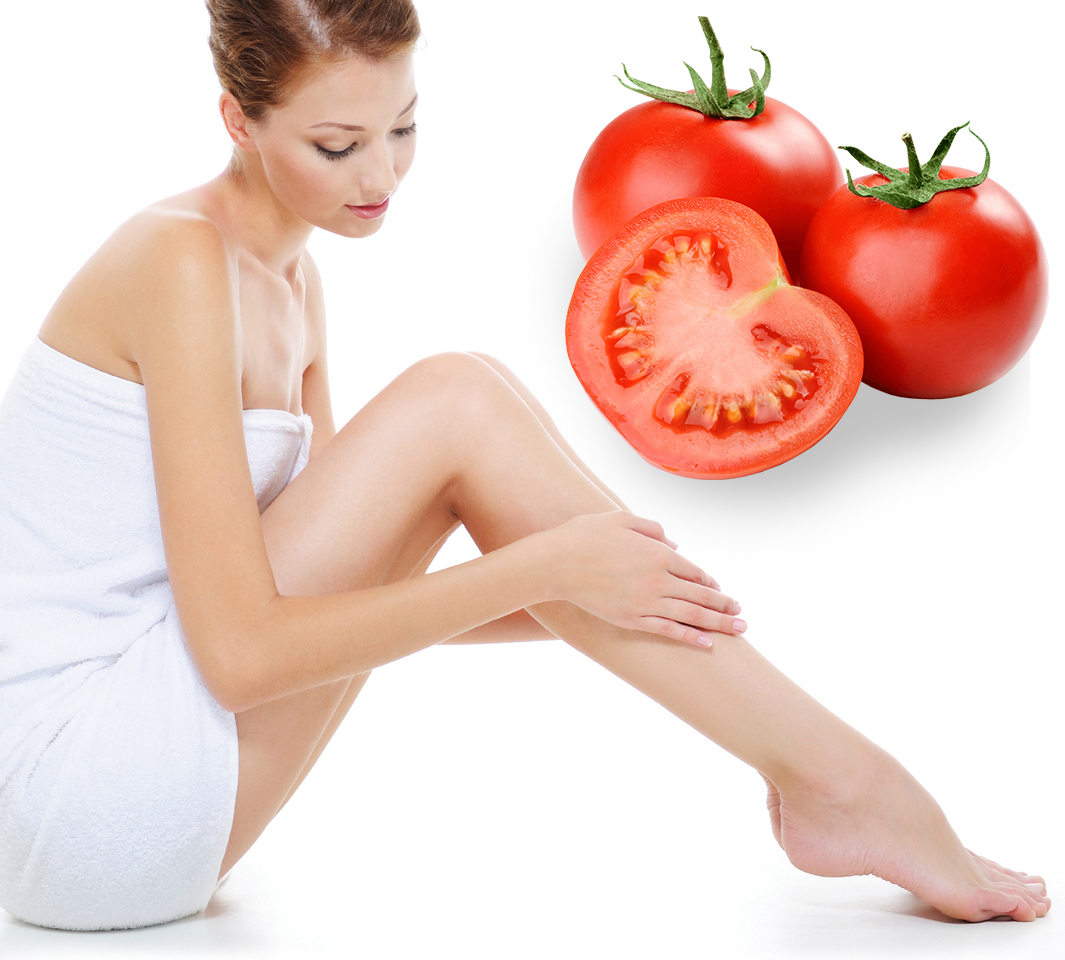 Cà chua vô cùng hữu ích trong việc tẩy lông chân